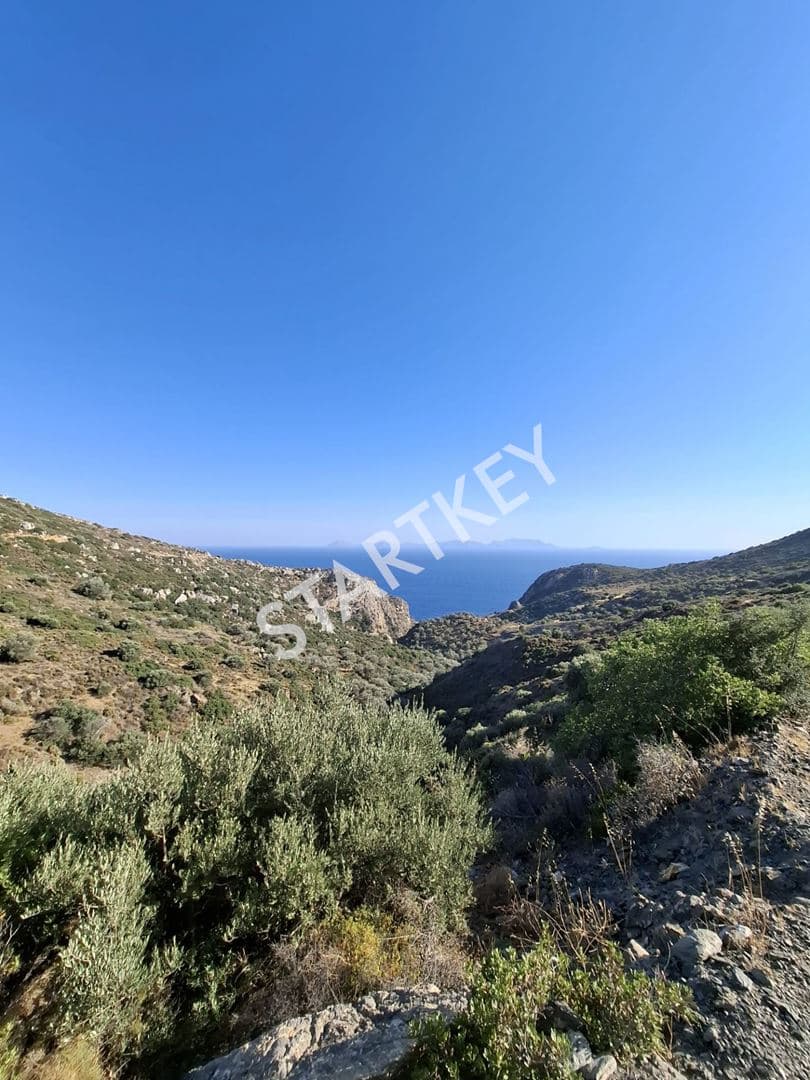 Datça Yazı Mah. Deniz Manzaralı Tarla