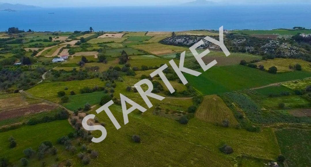 Datça Kızlan'da Satılık Deniz Manzaralı Tarla — kare 2